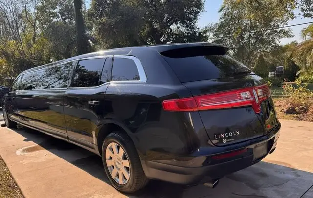 Black Lincoln Limousine